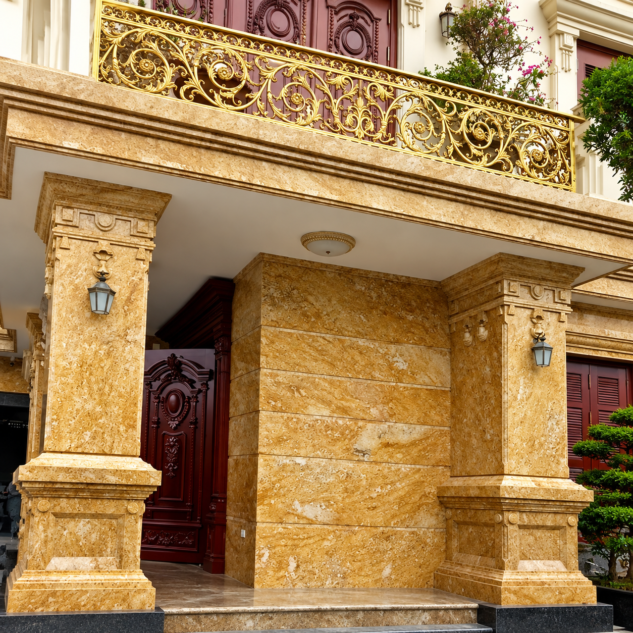 Đá trang trí vân tự nhiên cho không gian nội thất