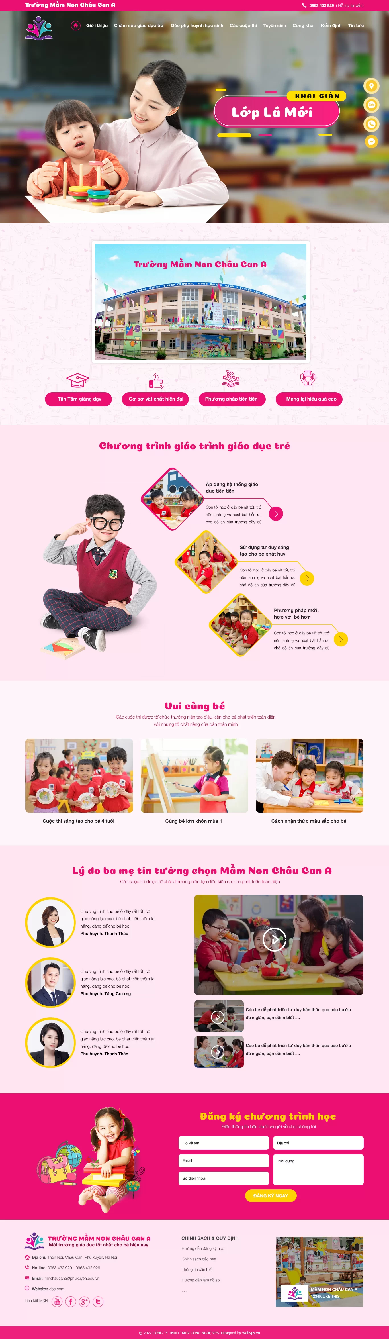 Mẫu trang giáo dục 2